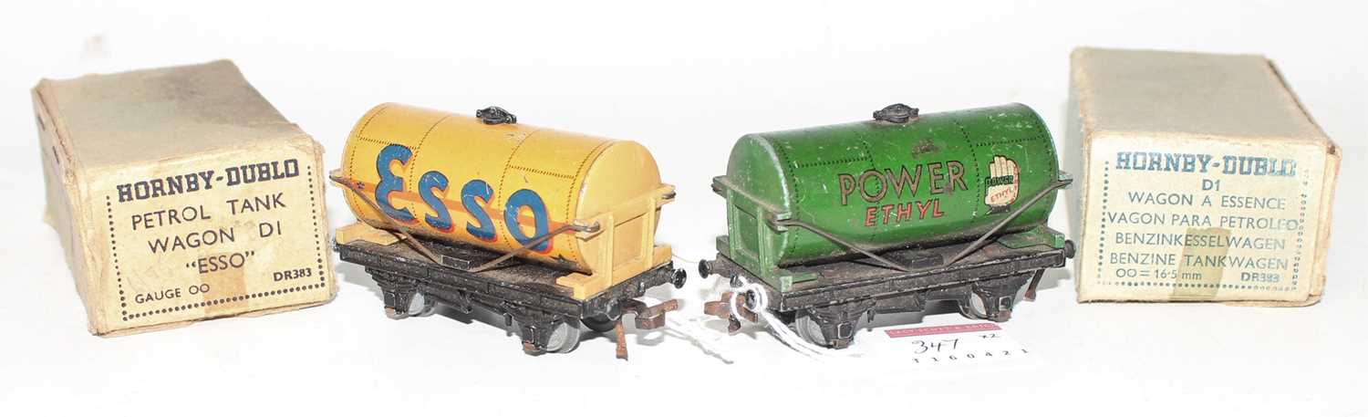 Lot 347 - Two Post-War Tank Wagons, Buff Esso, paint...