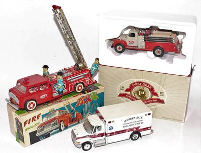 Lot 2434 - Three various boxed and loose diecast and...