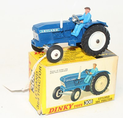 Lot 1440 - A Dinky Toys No. 308 Leyland 384 tractor...