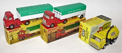 Lot 1453 - Three various reproduction boxes Dinky Toy...