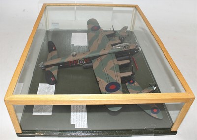 Lot 1076 - A home made wooden and glazed display case...