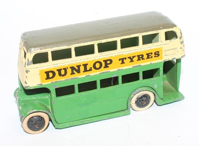 Lot 1473 - Dinky Toys, 29C Dunlop Double Decker Bus,...