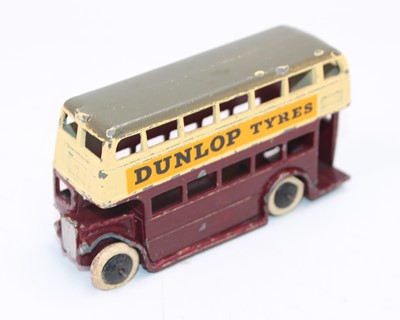 Lot 1474 - Dinky Toys, 29C Dunlop Double Decker Bus,...