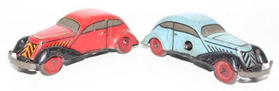 Lot 895 - Marx Toys Tinplate and Clockwork Race Car...