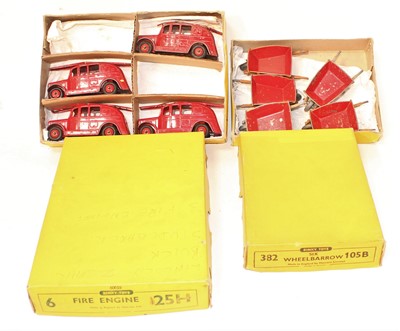 Lot 1481 - Dinky Toys Trade Box Group, 2 examples to...