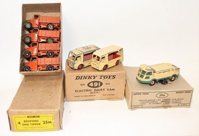 Lot 1487 - Dinky Toys Trade Box Group, 3 examples to...