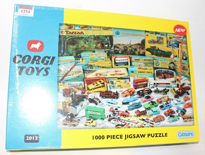 Lot 1254 - Gibson/Corgi Toys 1000 Piece Jigsaw Puzzle,...