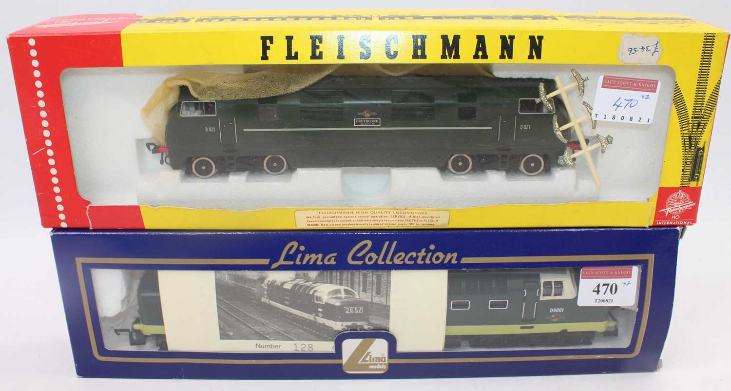 Lot 663 - A Lima 00 gauge and a Fleischmann H0 scale...