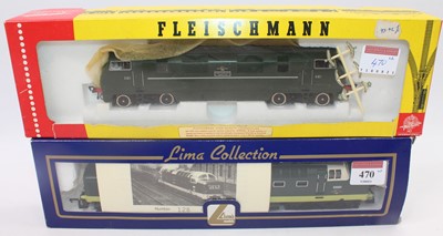 Lot 498 - A Lima 00 gauge and a Fleischmann H0 scale...