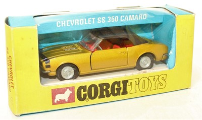 Lot 1256 - Corgi Toys, 338, Chevrolet SS350 Camaro,...