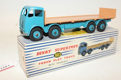 Lot 1493 - Dinky Toys, 903, Foden flat truck with...