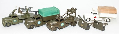 Lot 1808 - Six various loose original Tekno Military and...