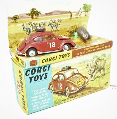 Lot 1251 - A Corgi Toys No. 256 VW 1200 in East African...