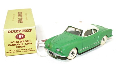 Lot 1462 - A Dinky Toy No. 187 VW Karmann Ghia Coupe...