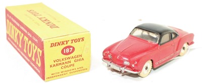 Lot 1464 - A Dinky Toys No. 187 VW Karmann Ghia Coupe...