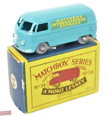 Lot 1661 - A Matchbox 1/75 series No. 34 VW panel van...