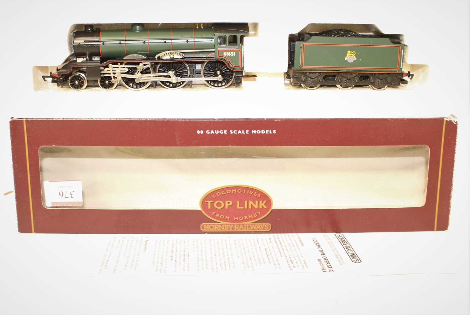 Lot 376 - Hornby Top Link Loco and Tender R2038C B17/4...
