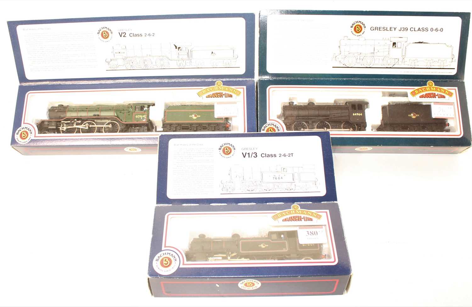 Lot 380 - 3 Bachmann Locos to include 31-602 V1 67601,...