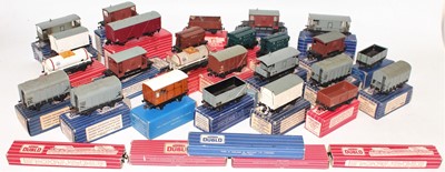 Lot 335 - 30 Hornby Dublo Boxed Wagons, majority with...