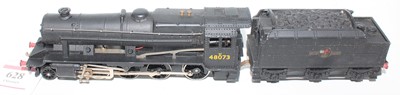 Lot 628 - Hornby Dublo 2224 2-rail loco and tender 8F...