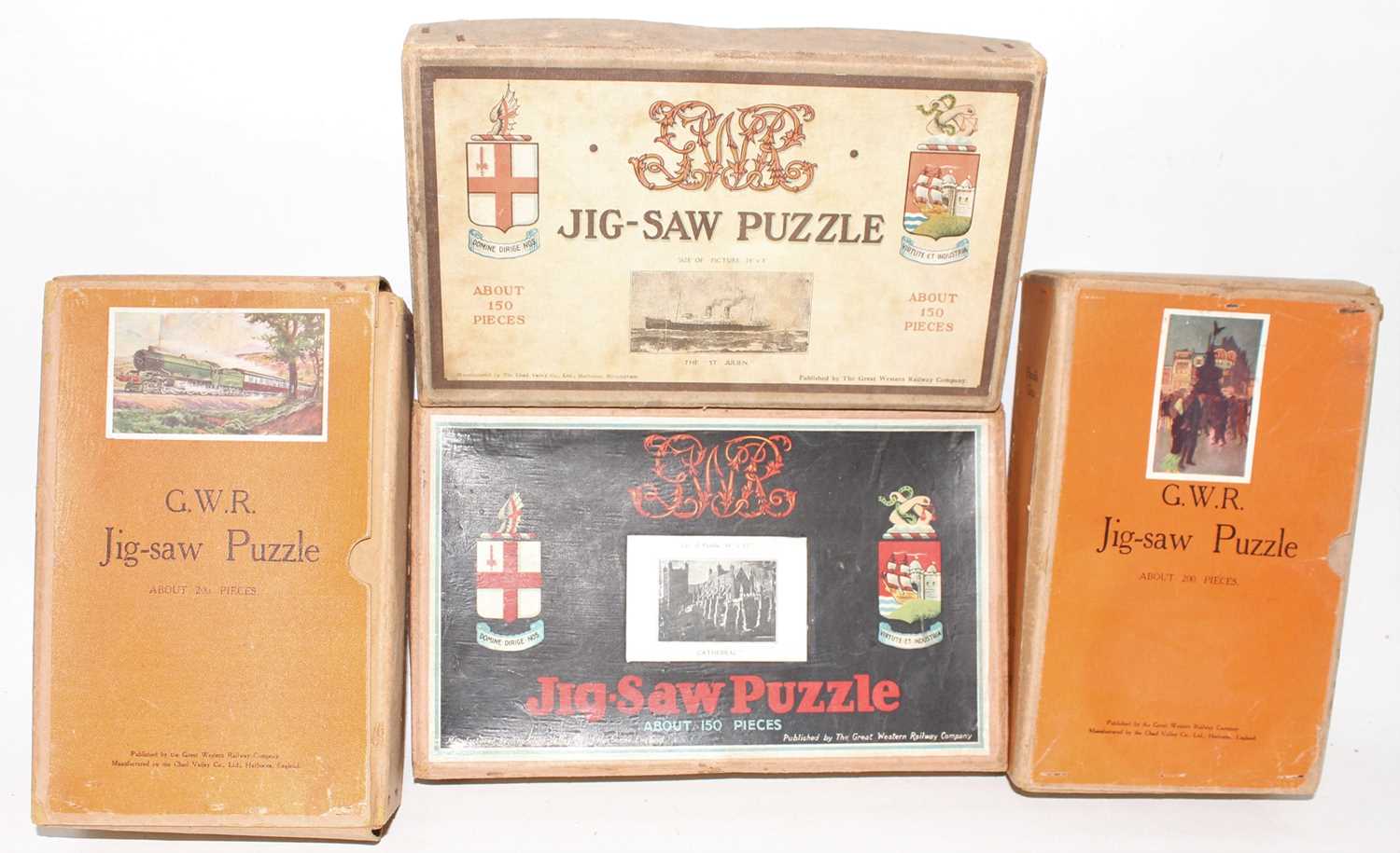 Lot 14 - 4 various Railway/Travel Puzzles, to include...