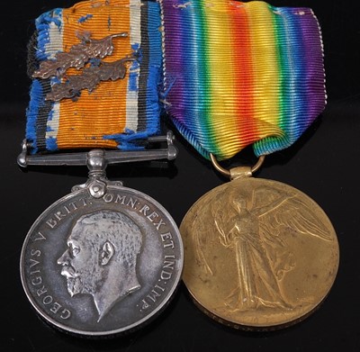 Lot 2131 - A WW I British War and Victory pair with two...