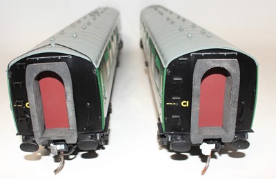 Lot 264 - Gauge 1 Model Company coach group, 2 examples...
