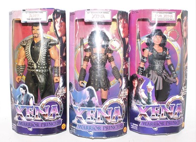 Lot 2551 - Three various boxed Toy Biz Xena Warrior...