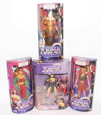 Lot 2553 - Four various boxed Toy Biz 12" Xena Warrior...