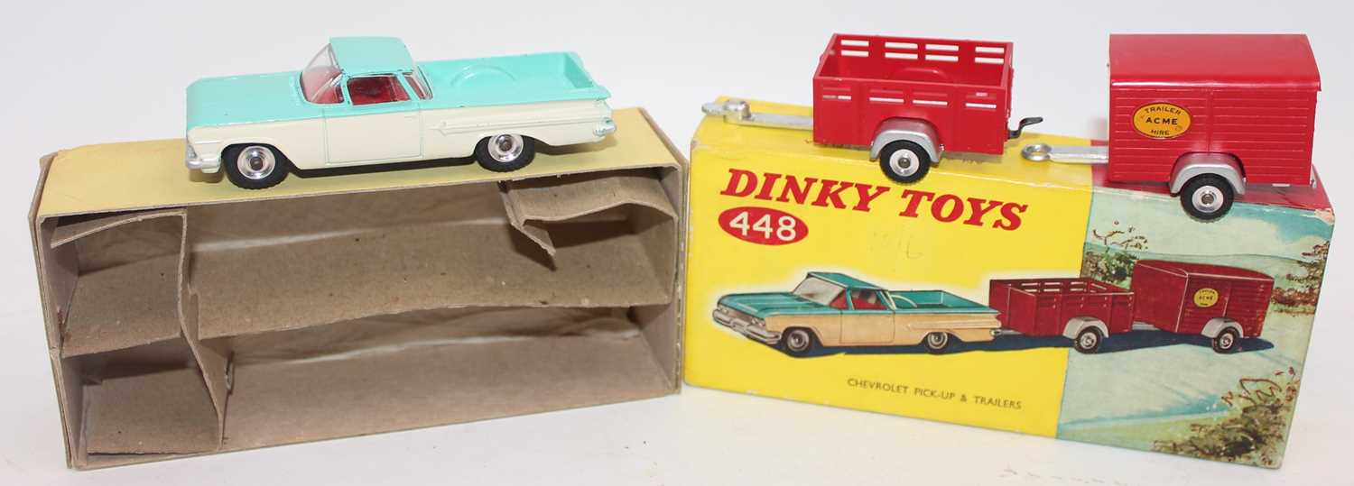 Lot 1462 - Dinky Toys 448 Chevrolet Pick-Up and two...