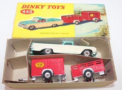 Lot 1462 - Dinky Toys 448 Chevrolet Pick-Up and two...