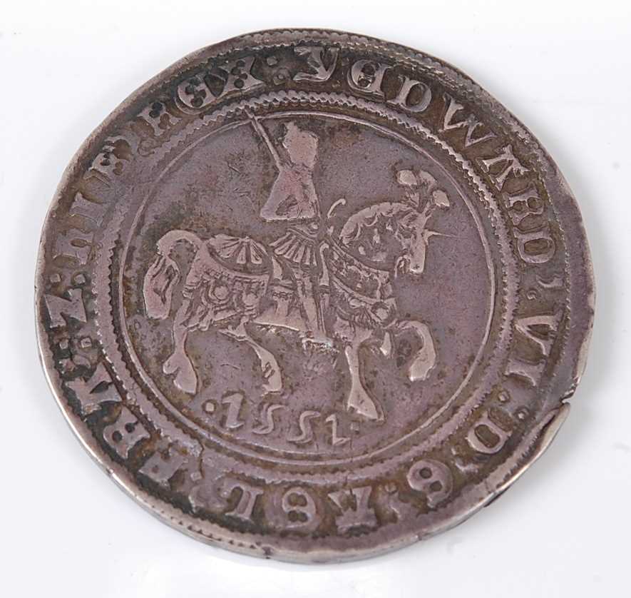 Lot 2163 - England, 1551 half crown, Edward VI...