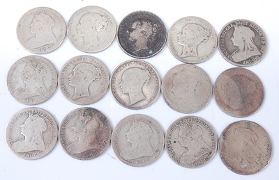 Lot 2216 - Great Britain, a collection of fourteen silver...