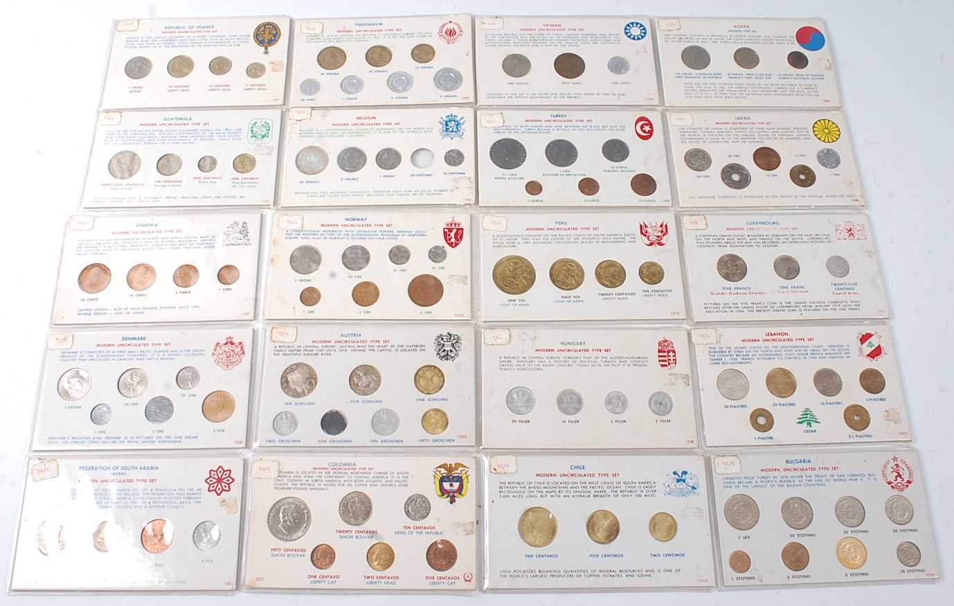 Lot 2220 - World coins, a collection of twenty modern...