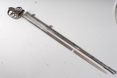 Lot 2226 - A George V 1827 pattern Rifle Officer's sword,...