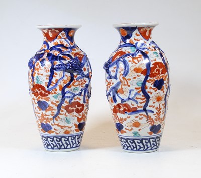 Lot 9 - A pair of early 20th century vases, each of...