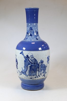Lot 14 - A large modern Chinese stoneware vase, having...