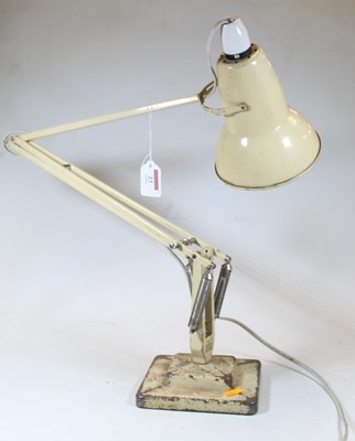 Lot 23 - A cream painted anglepoise adjustable desk...