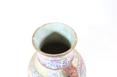 Lot 52 - A Chinese porcelain vase, of baluster form,...