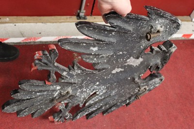 Lot 87 - A cast metal Barclays Bank eagle, h.70cm