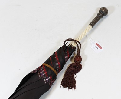 Lot 131 - A late Victorian lady's parasol having...
