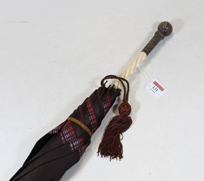 Lot 131 - A late Victorian lady's parasol having...