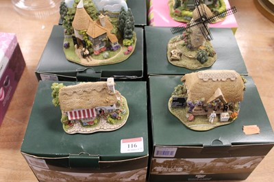 Lot 116 - A collection of ten boxed Lilliput Lane...