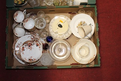 Lot 178 - Three boxes of miscellaneous china and...
