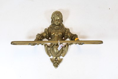 Lot 140 - A Victorian style towel rail in the form of a...
