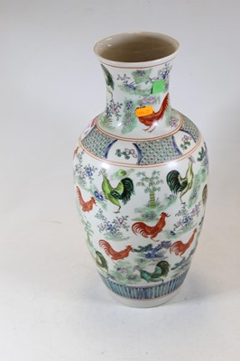 Lot 158 - A large Chinese export porcelain vase of...