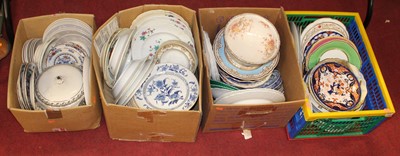 Lot 195 - Four boxes of miscellaneous Victorian and...