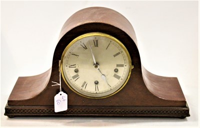 Lot 60 - A 1920s mahogany cased mantel clock, having a...
