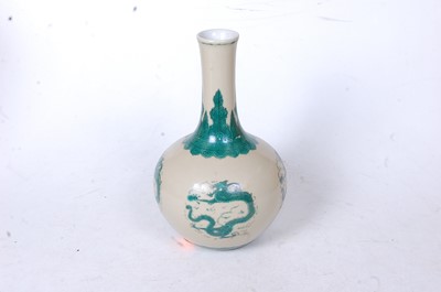 Lot 204 - A Chinese porcelain bottle vase, having a...