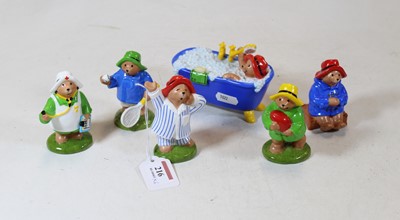 Lot 216 - A collection of six Coalport Characters...